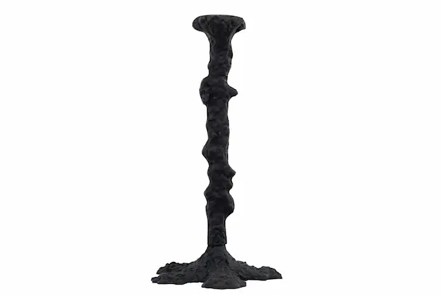 Candlestick Foot Large Black