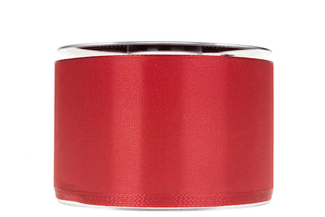 Dekorationsband Basic Röd 60 mm
