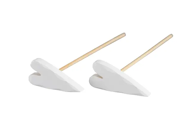 Stick Wooden Heart White