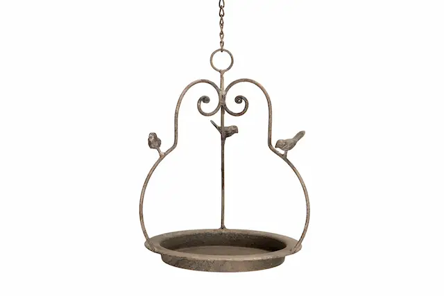 Trädgårdsdekoration Fågelbad Birdie Metall