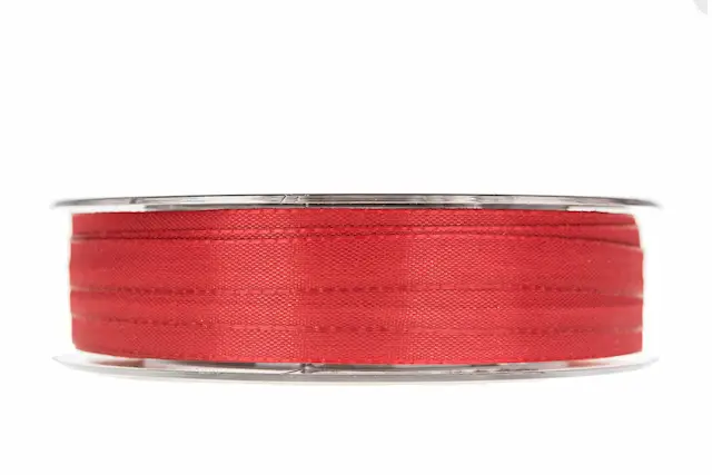 Dekorationsband Basic Röd 10 mm