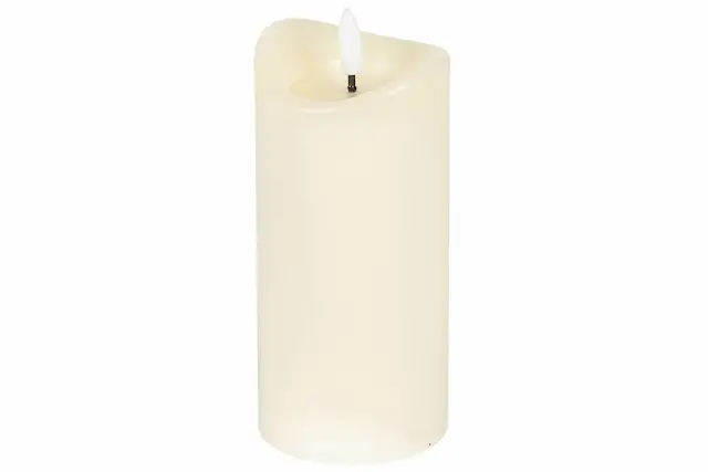 Pillar Candle LED White