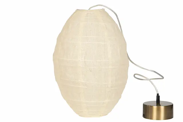 Taklampa Jute Ellips