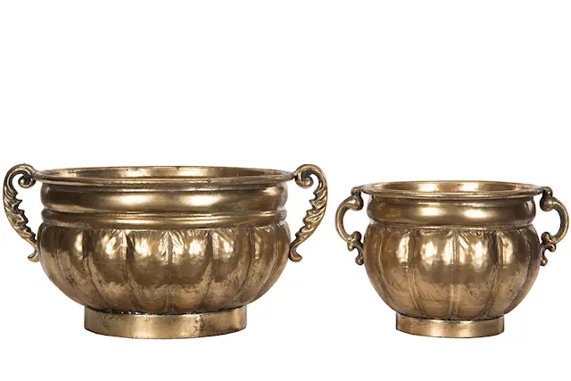 Pot Elodie Golden Brown