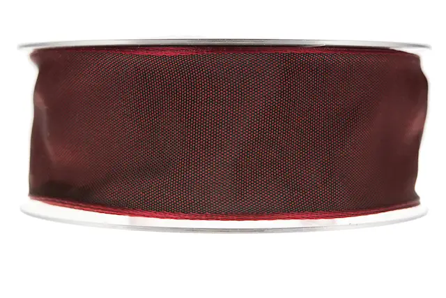 Dekorationsband O. Vinröd 40 mm