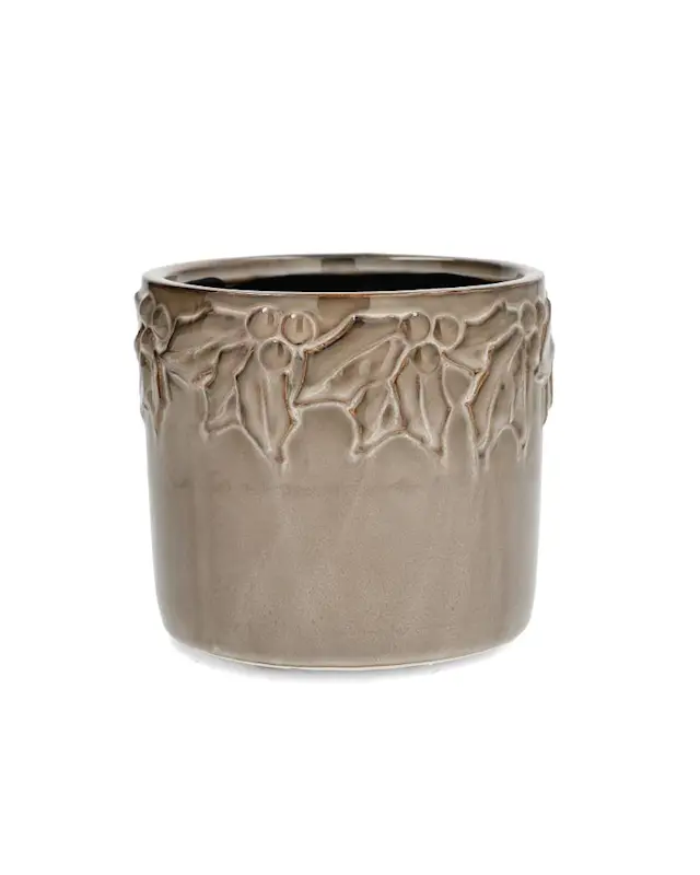 Pot Holly Beige Glaze