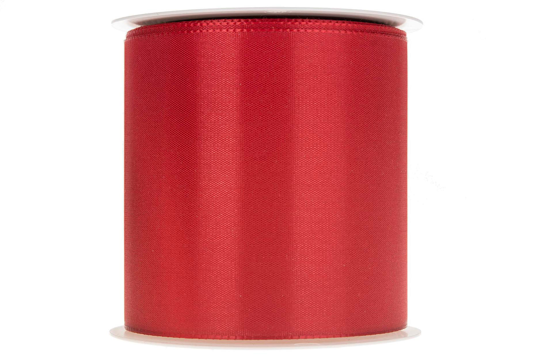 Dekorationsband Basic Röd 100 mm
