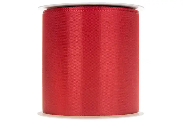 Dekorationsband Basic Röd 100 mm