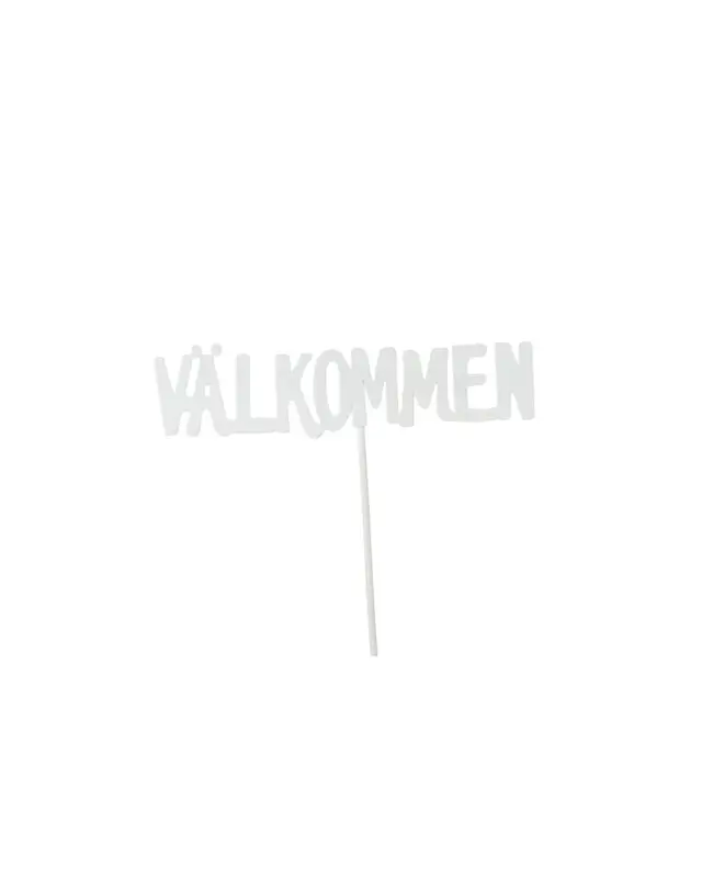 Keppi Tervetuloa Valkoinen