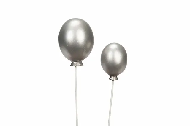 Stick Balloon Silver Mix