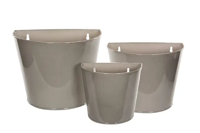 Väggampel Emalj Sand