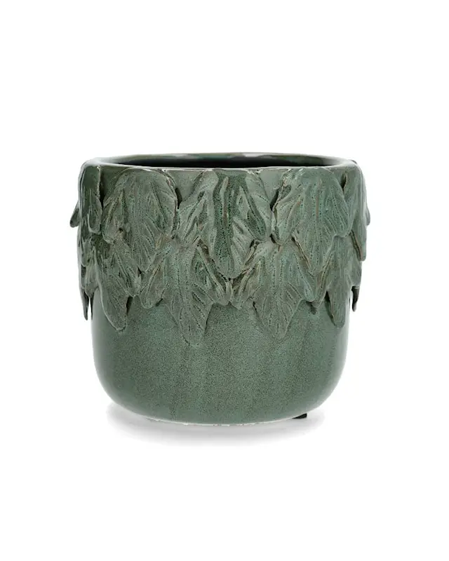 Pot Autumn Leaves Glaze