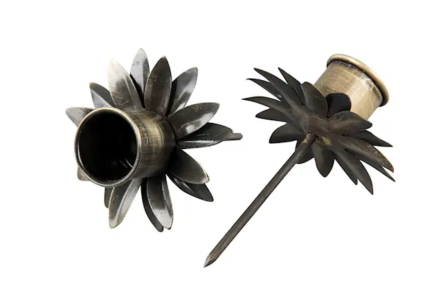 Candle Holder Stick Antique Brass