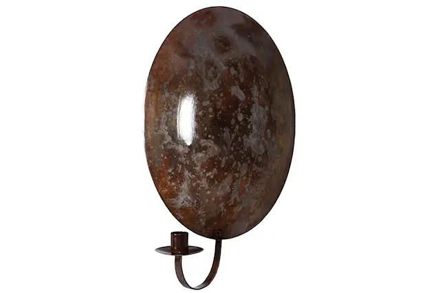 Candleholder Globe Brown Onyx
