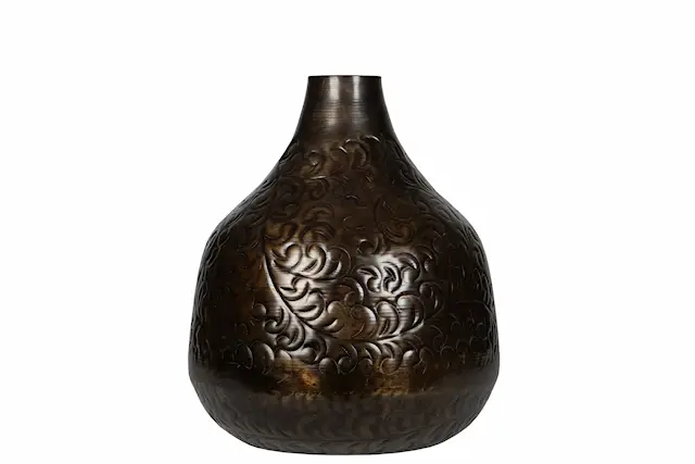 Vase Clover Antique Brown