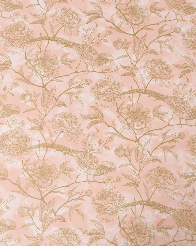 Vaxat Presentpapper Golden Bird