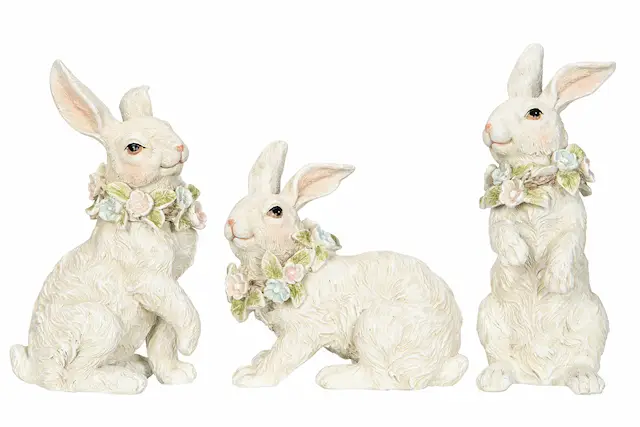 Decoration Rabbit Flower Wreath Mix