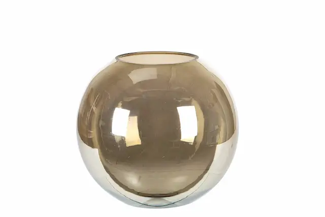 Glass Vase/Bowl Champagne