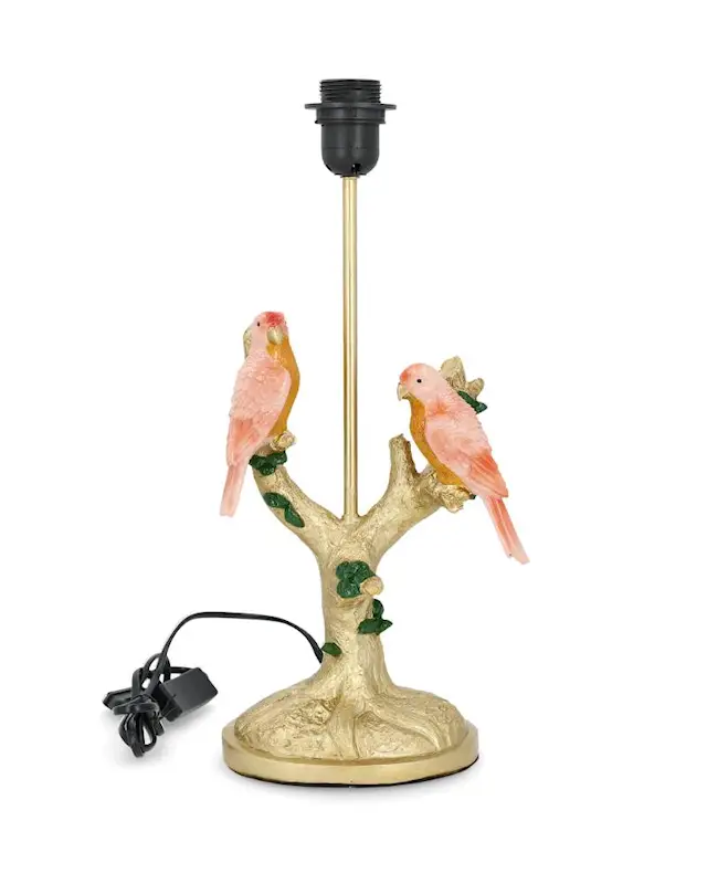 Lampfot Fåglar på Gren