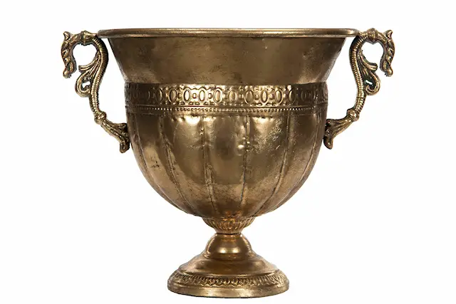 Vase Elodie Golden Brown