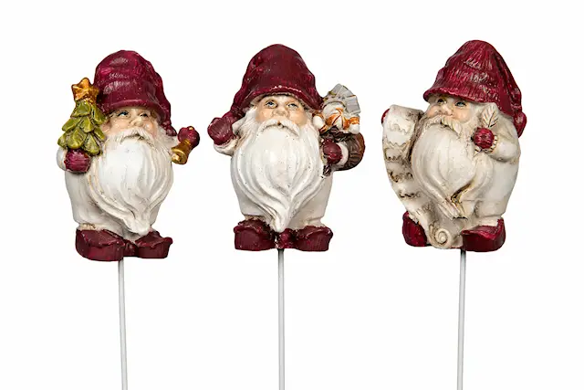 Stick Tomte Knubbig Mix
