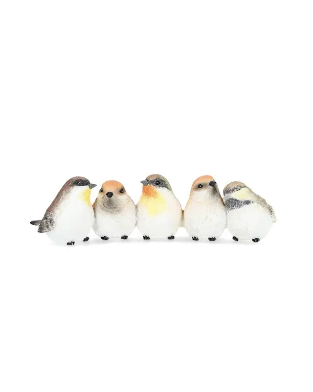 Dekoration Skogsfåglar grupp