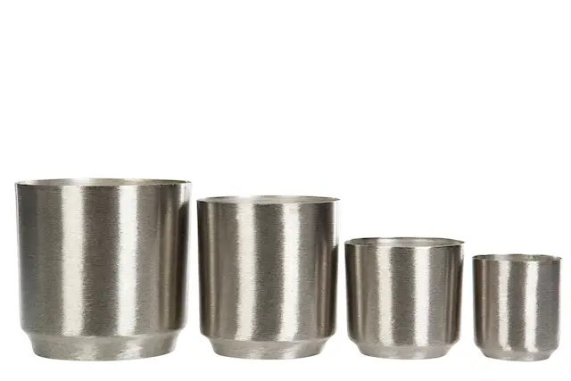 Pot Stilig Brushed Silver