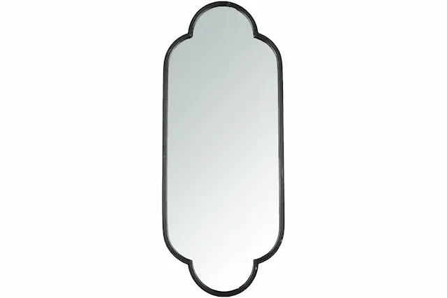 Spegel Avlång Svart