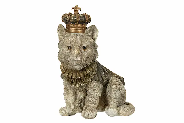 Decoration Lion Kid With Crown