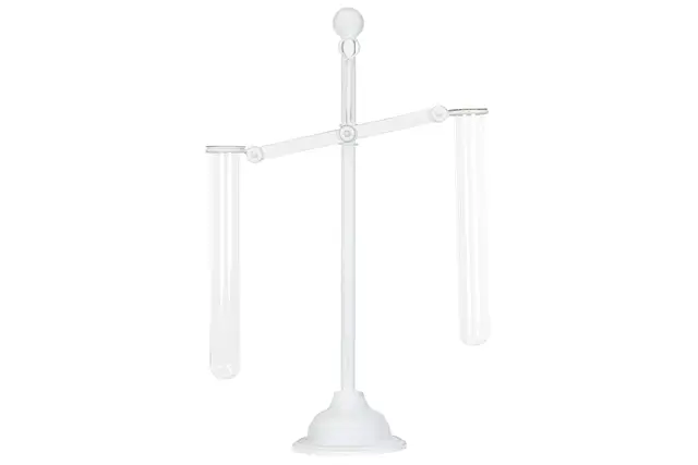 Beam Scales Test Tubes White
