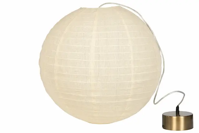Taklampa Jute Rund