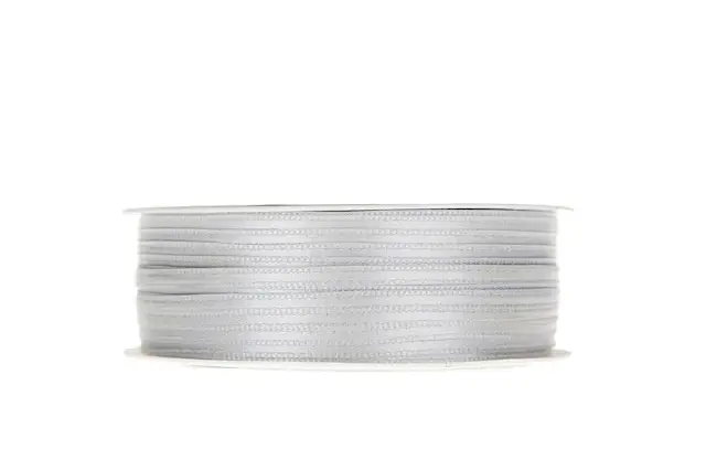 Dekorationsband Dubbelsatin Grå 3 mm
