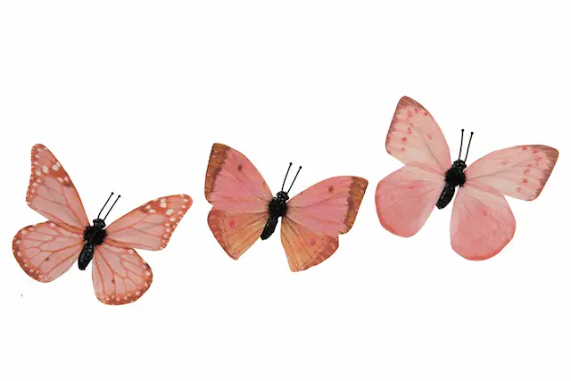 Clip Butterfly Pink Mix