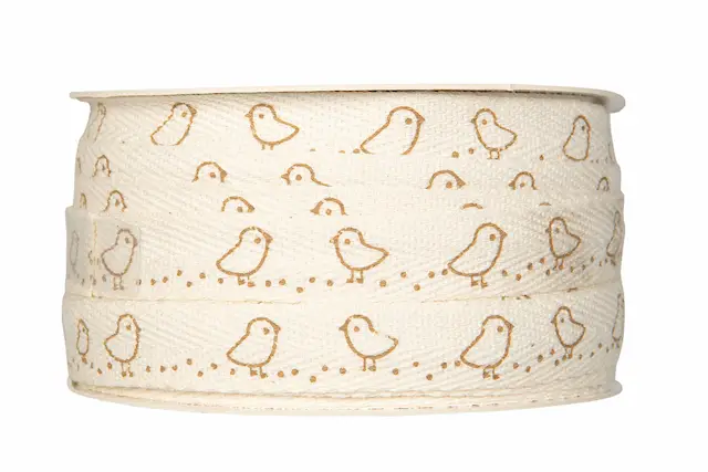 Dekorationsband Chick Brun 15 mm