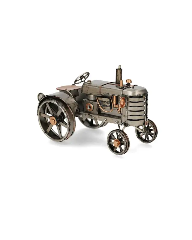 Dekoration Traktor Metallic