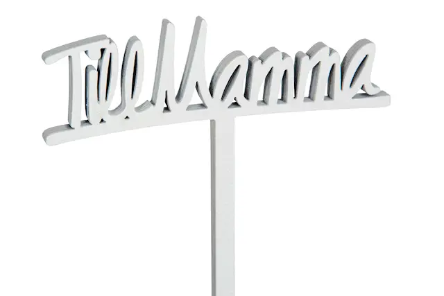 Tikku Till Mamma valkoinen