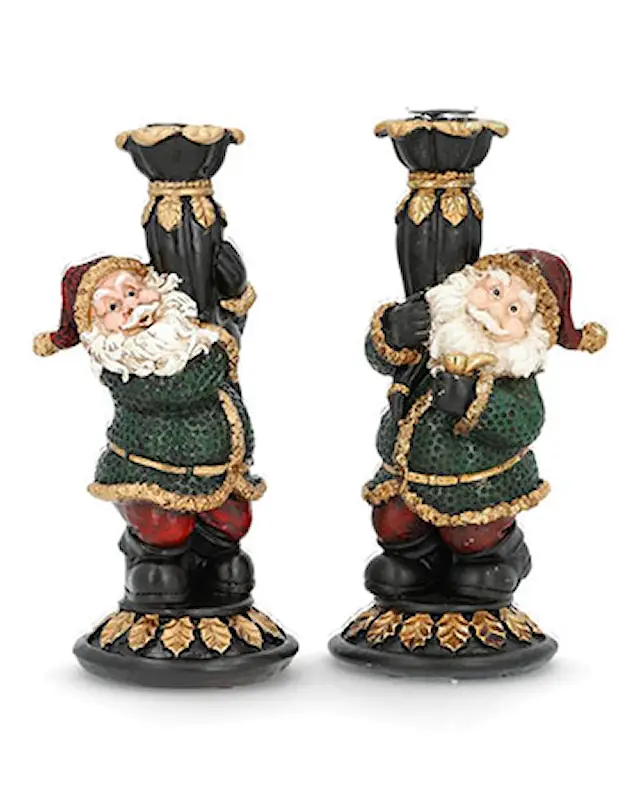 Ljusstake Tomte Claus Mix