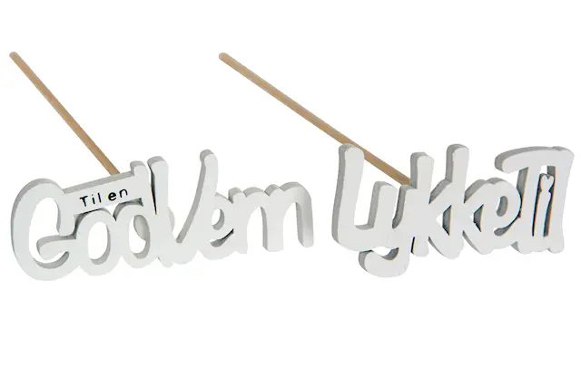 Stick Lykke Til God Venn White