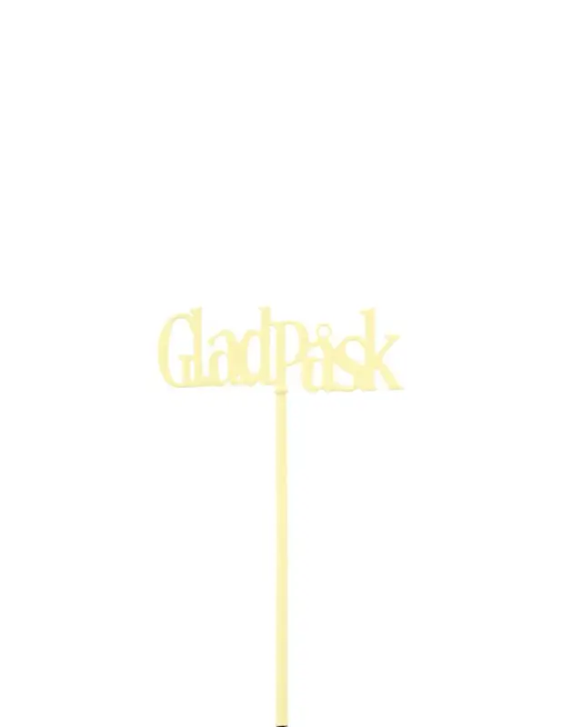 Stick Glad Påsk Gul
