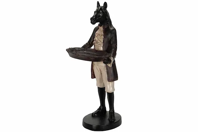 Dekoration Häst Med Fat