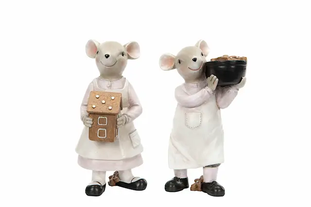 Decoration Mice Pottering