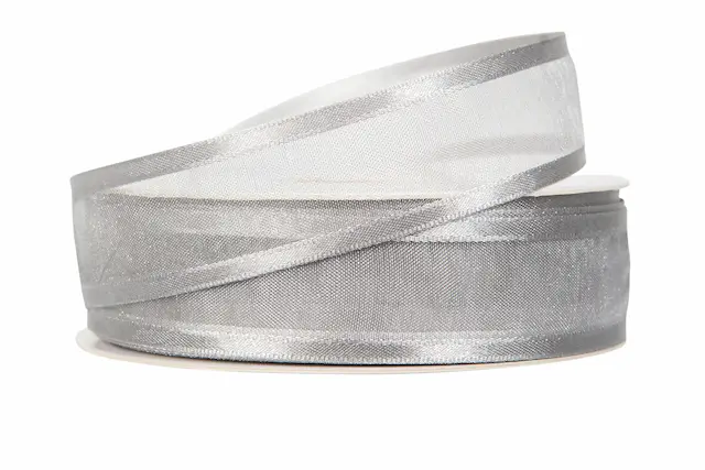 Dekorationsband Prego Silver 22 mm