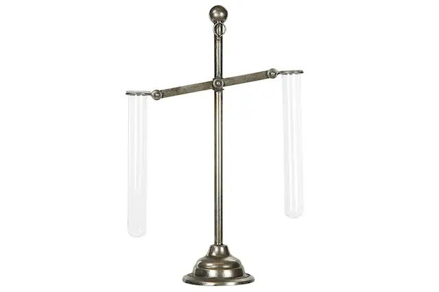Beam Scales Test Tubes Silver