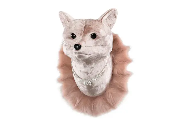 Väggdekoration Räv Plysch