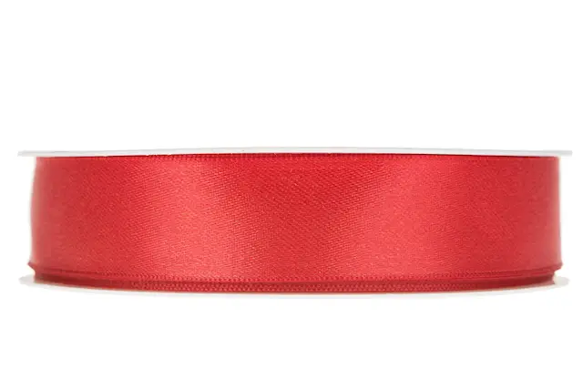 Ribbon Double Satin Red