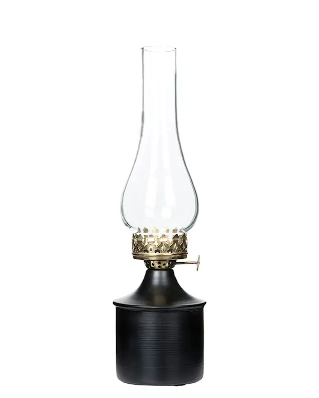 Lantern Tealight Iris Black