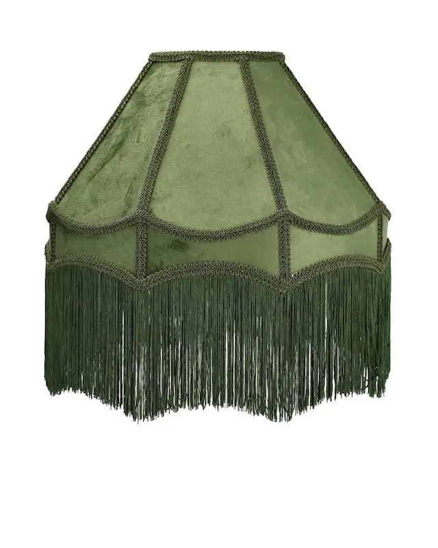 Lampshade Frans Velvet Green