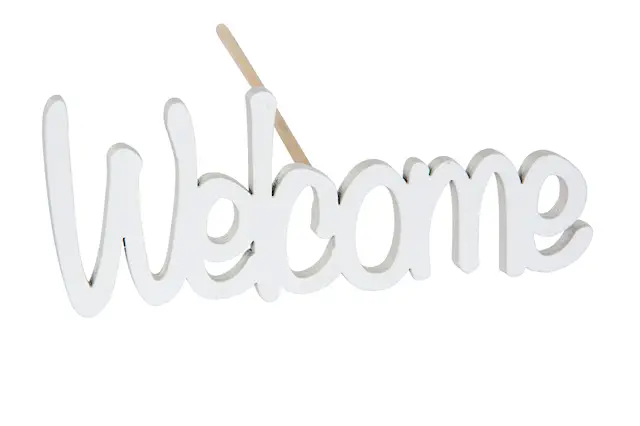 Tikku Welcome valkoinen