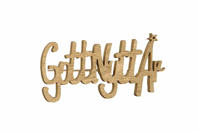 Stick Gott Nytt År Guld