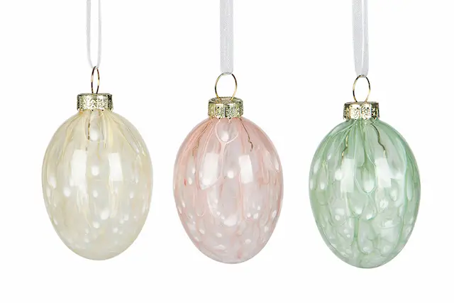 Hanging Decoration Egg Painted Mix